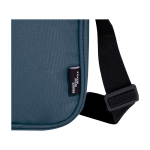 Saco tiracolo de poliéster reciclado repelente à água com bolsos vista detalhe 1