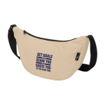 Bolsa de cintura de poliéster reciclado repelente à água, de 1,5L vista impressão serigrafia