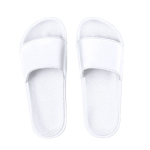 Chinelos de EVA antideslizante tamanho 4445 Praia Slippers cor branco primeira vista