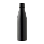 Garrafa de aço inoxidável com tampa de rosca a condizer 500 ml cor preto primeira vista