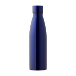 Garrafa de aço inoxidável com tampa de rosca a condizer 500 ml cor azul primeira vista