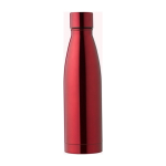 Garrafa de aço inoxidável com tampa de rosca a condizer 500 ml cor vermelho primeira vista