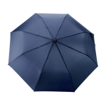 Guarda-chuva automático e dobrável de 8 painéis com punho de bambu Ø97 cor azul-marinho primeira vista