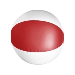 Bola de praia de PVC em várias cores e opção multicolorida cor vermelho primeira vista