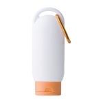 Creme solar FPS 30 com mosquetão e tampa correspondente 60ml cor cor-de-laranja primeira vista