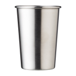 Copo de aço inoxidável de 350ml gravado com o logotipo Picnic cor prateado primeira vista
