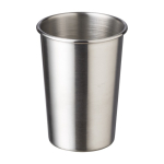 Copo de aço inoxidável de 350ml gravado com o logotipo Picnic cor prateado segunda vista
