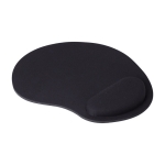 Tapete de rato de espuma com suporte para o pulso cor preto segunda vista