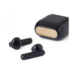 Auriculares apresentados em estojo a condizer com carregador USB-C segunda vista