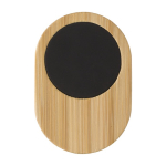 Suporte de telefone personalizado de carro de bambu magnético Carpool cor castanho primeira vista