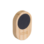 Suporte de telefone personalizado de carro de bambu magnético Carpool cor castanho vista principal