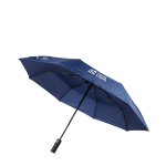 Guarda-chuva dobrável automático de RPET 190T com 8 painéis Ø98 cor azul vista principal