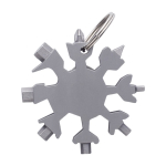 Ferramenta multifunções em forma de floco de neve Snowflake cor prateado primeira vista