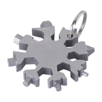 Ferramenta multifunções em forma de floco de neve Snowflake cor prateado quarta vista
