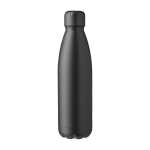 Garrafa de aço grande com função térmica 750ml Lifestyle Premium cor preto primeira vista