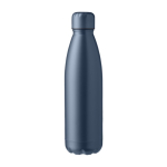 Garrafa de aço grande com função térmica 750ml Lifestyle Premium cor azul primeira vista