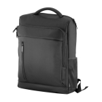 Mochila impermeável antirroubo de poliéster reciclado Congress cor preto primeira vista