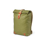 Mochila impermeável em algodão reciclado para portátil de 17'' 23L cor verde militar