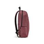 Mochila de nylon reciclado com zíperes impermeáveis 22L 15,6” cor bordeaux terceira vista 