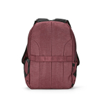 Mochila de nylon reciclado com zíperes impermeáveis 22L 15,6” cor bordeaux segunda vista