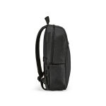 Mochila de nylon reciclado com zíperes impermeáveis 22L 15,6” cor preto terceira vista 