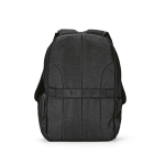 Mochila de nylon reciclado com zíperes impermeáveis 22L 15,6” cor preto segunda vista