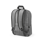 Mochila de nylon reciclado com zíperes impermeáveis 22L 15,6” cor cinzento-claro segunda vista