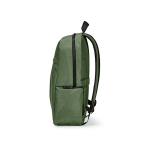 Mochila de nylon reciclado com zíperes impermeáveis 22L 15,6” cor verde militar quarta vista 