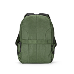 Mochila de nylon reciclado com zíperes impermeáveis 22L 15,6” cor verde militar segunda vista