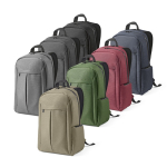 Mochila de nylon reciclado com zíperes impermeáveis 22L 15,6”