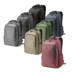 Mochila impermeável bicolor de nylon reciclado para portátil 15,6''