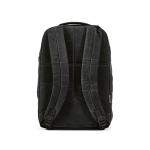 Mochila de algodão reciclado com revestimento encerado 230 g/m2 cor preto vista traseira 