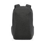 Mochila de RPET com fechadura numérica e tecidos antifuro 20L 15,6” cor preto vista frontal 