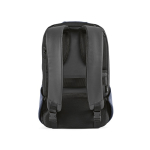 Mochila de RPET com fechadura numérica e tecidos antifuro 20L 15,6” cor azul vista traseira 
