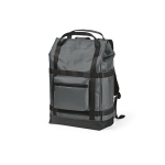 Mochila ecológica impermeável com fecho magnético para PC 17'' cor cinzento-escuro