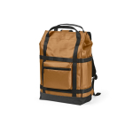 Mochila ecológica impermeável com fecho magnético para PC 17'' cor camel