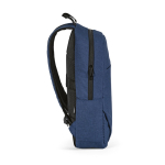 Mochila de 300D RPET com compartimento frontal com zíper 18L 15,6” cor azul terceira vista 