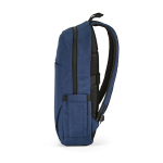 Mochila de 300D RPET com compartimento frontal com zíper 18L 15,6” cor azul quarta vista 