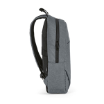 Mochila de 300D RPET com compartimento frontal com zíper 18L 15,6” cor cinzento-claro terceira vista 