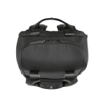 Mochila de poliéster reciclado com compartimento para portátil 18L cor preto quinta vista 