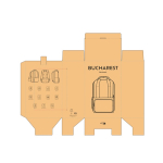 Mochila de poliéster reciclado com compartimento para portátil 18L
