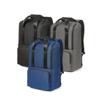 Mochila de poliéster reciclado com compartimento para portátil 18L