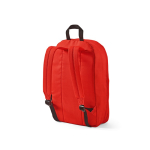 Mochila de RPET para portátil com acabamento ripstop 15,6'' cor vermelho segunda vista