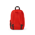 Mochila de RPET para portátil com acabamento ripstop 15,6'' cor vermelho vista traseira 