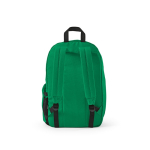 Mochila de RPET para portátil com acabamento ripstop 15,6'' cor verde vista traseira 