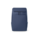 Mochila de couro sintético com espaço acolchoado para portátil 20L cor azul vista frontal 