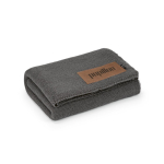 Manta de lã e plástico reciclado com emblema personalizado 270 g/m2 cor cinzento-escuro