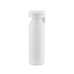 Garrafa em aço inoxidável reciclado com indicadores LED 650ml cor branco