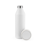 Garrafa em aço inoxidável reciclado com indicadores LED 650ml cor branco segunda vista