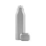 Garrafa estanque em aço reciclado com estilo industrial 1L cor prateado segunda vista